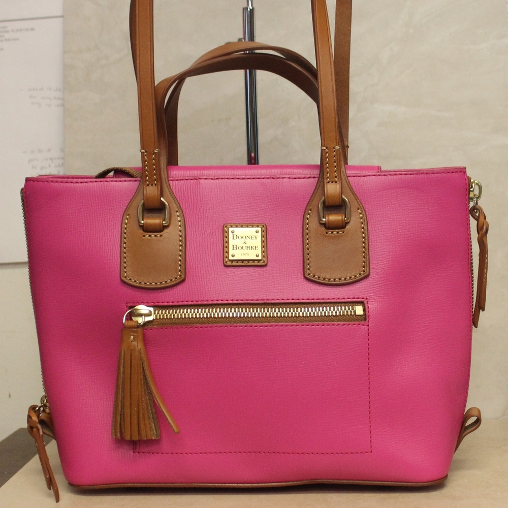 Dooney Bourke Side Zip Tote Shoulder Bag